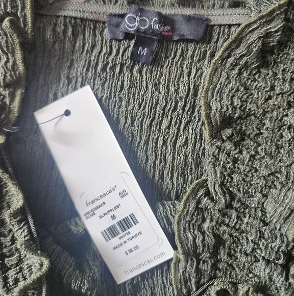 Francesca's | Regina Ruffle Top - Picture 3 of 4